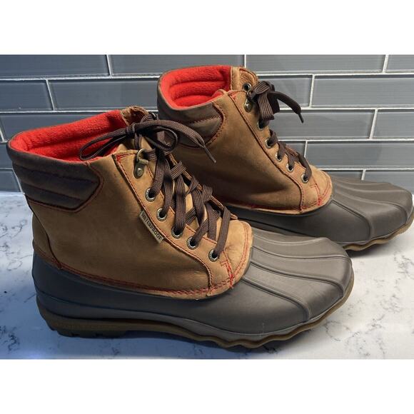 Sperry Top Sider Waterproof Men\'s Avenue Duck Brown Rainboots Size 9M (10282137) main image 6